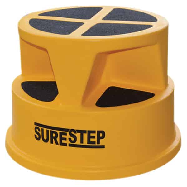 Yellow Plastic Sure Step Safety Step Stool | 519SRCY image 0