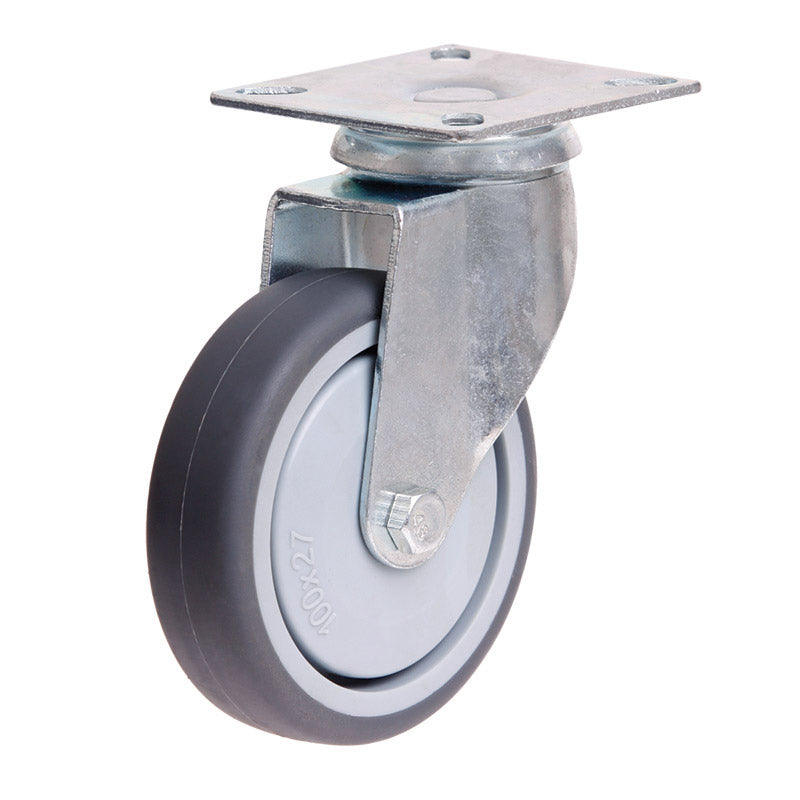 Richmond Castor Swivel with Institutional Rubber 100mm Wheel (S4710) image 0