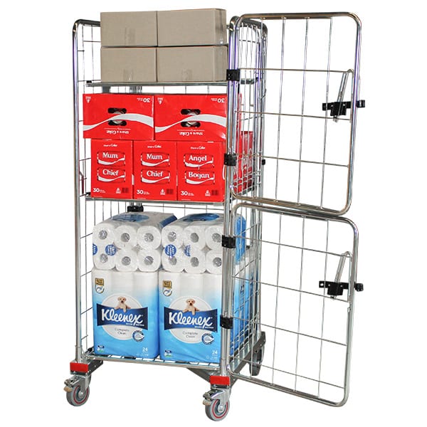 4 Sided Roll Cage with 2 Half Doors + 1 Full Door - Z Base (RCR411) image 9