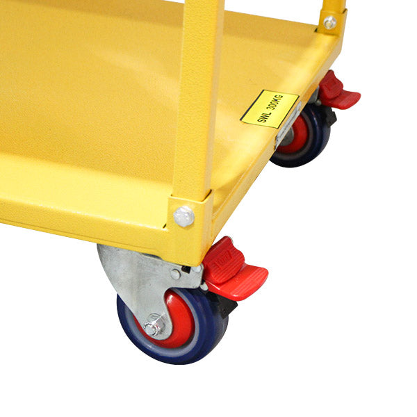 2 Shelf Platform Trolley with Caged Top | 900 x 600mm | PFR134 image 1