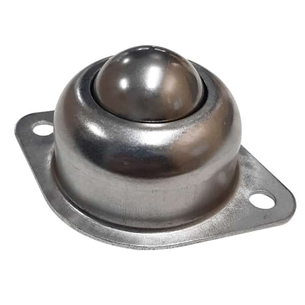 304 Stainless Steel Double Flange Mount Ball Transfer 25.4mm Roller Diameter | BTR125SS image 0