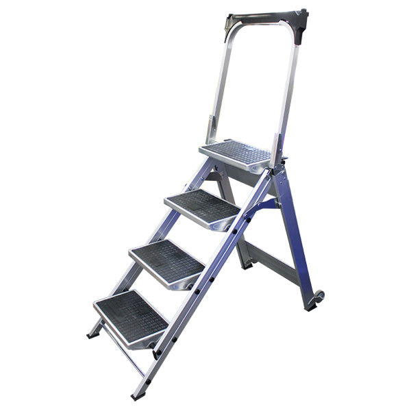 Compact Aluminium Step Ladder - 4 Step (CSL400) image 0