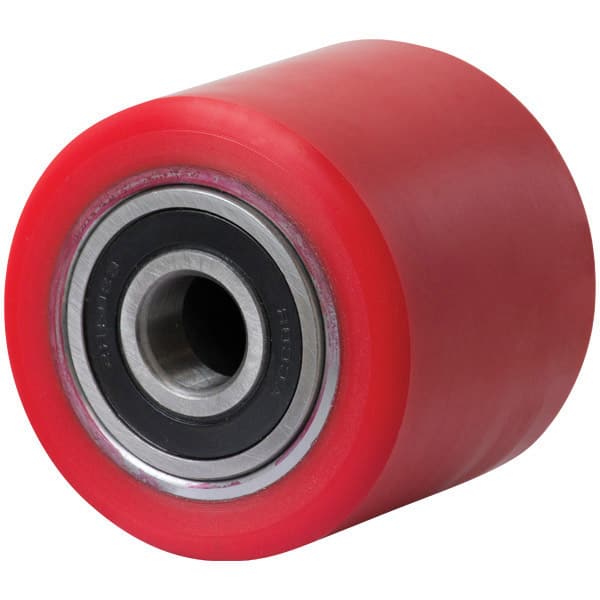 82 x 82mm Polyurethane Roller | 20mm Axle Diameter (PU341-M20) image 0