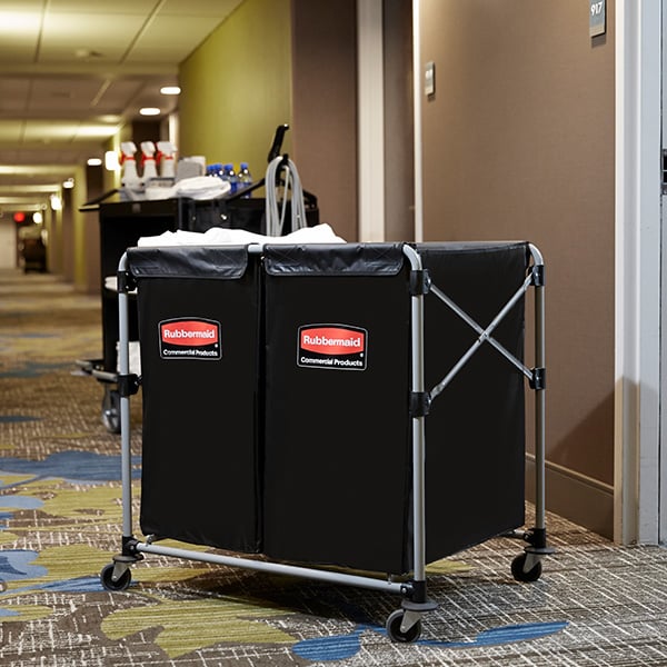 Rubbermaid 1881781 Collapsible X Cart with 8 Bushels | Multi-Stream image 3