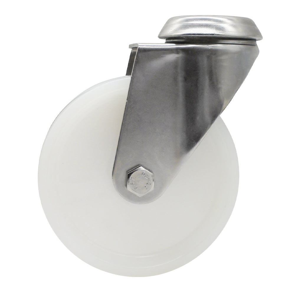 100mm Nylon Wheel 70kg Capacity Stainless Steel Castor (S4732) image 2