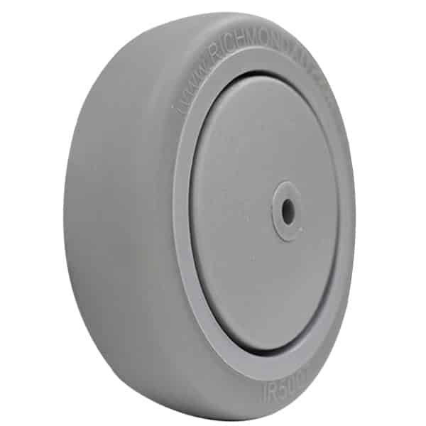 125mm Institutional Non Marking Grey Rubber Tyre BB Richmond Wheel | IR5007-37 image 0