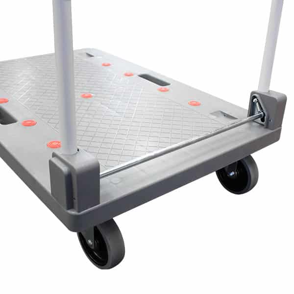 Grey Folding 900x610mm Platform Trolley (PFR025) image 2