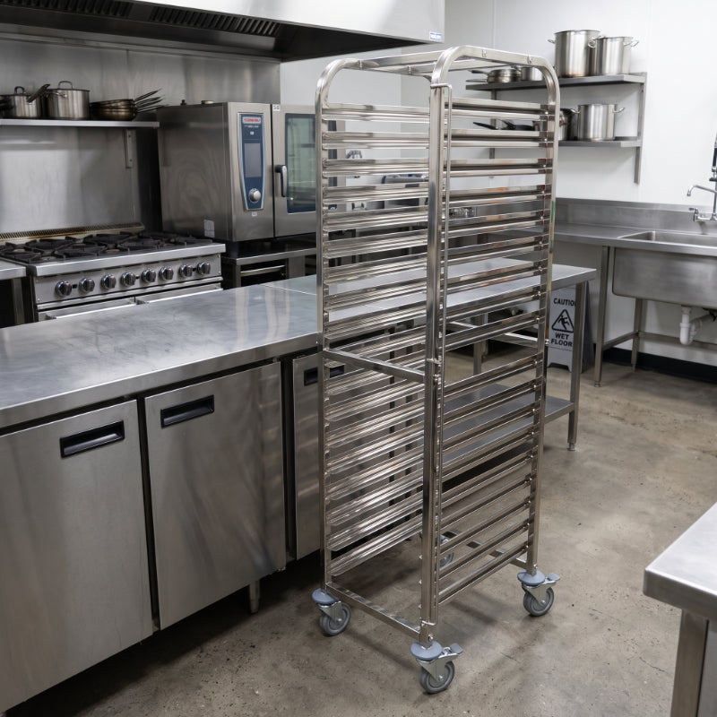 18 Tier Grade 201 Stainless Steel Gastronorm Trolley (BKRGN002)