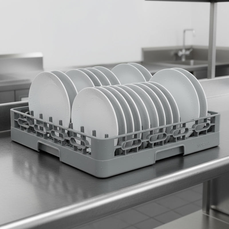 64 Peg Dishwashing Tray - 500x500mm Polypropylene (DWT002)