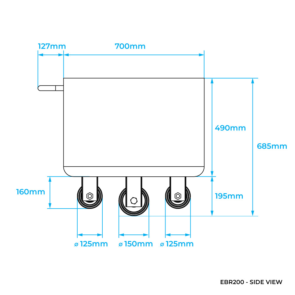 200L Stainless Steel Eurobin (EBR200)