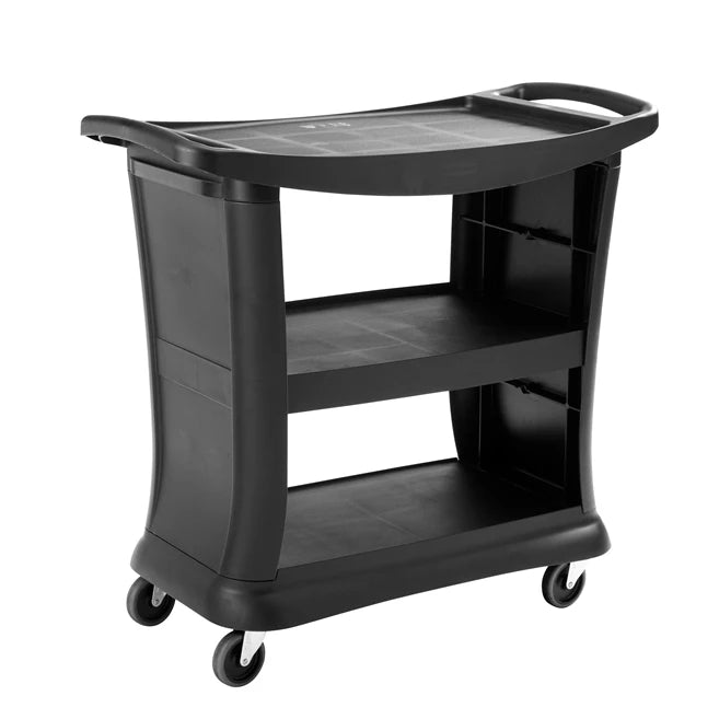 Rubbermaid Executive Series Service Cart Black | FG9T6800BLA