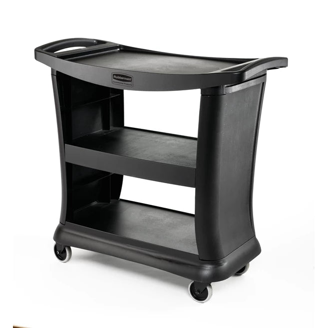 Rubbermaid Executive Series Service Cart Black | FG9T6800BLA