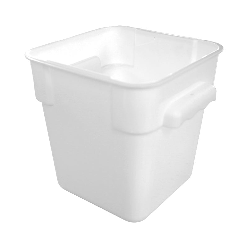 3.8L White Polyethylene Food Storage Container (FSC004WHITE)
