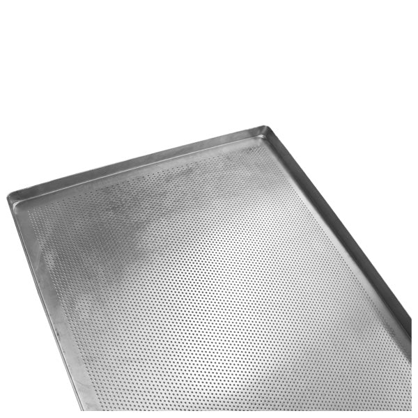 16" Aluminium Perforated Bakery Tray - 3 Sides (PBT1603)