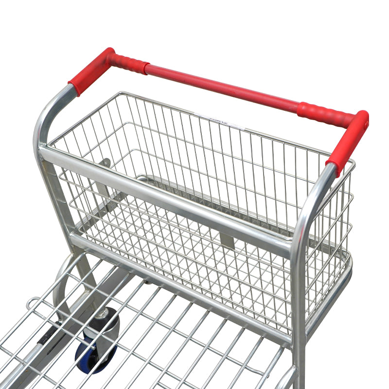 Steel Mesh Platform Trolley With Spring Load Dampening Deck and Fifth Wheel For Easy Steering (PFS001)