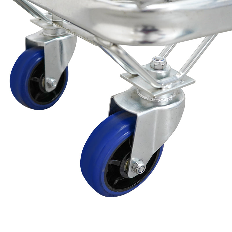 Steel Mesh Platform Trolley With Spring Load Dampening Deck and Fifth Wheel For Easy Steering (PFS001)