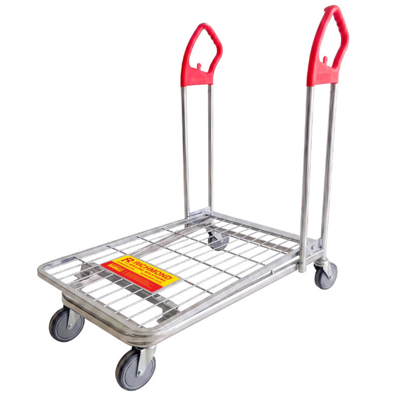 Twin Handle Spring Platform Trolley (PFS002)