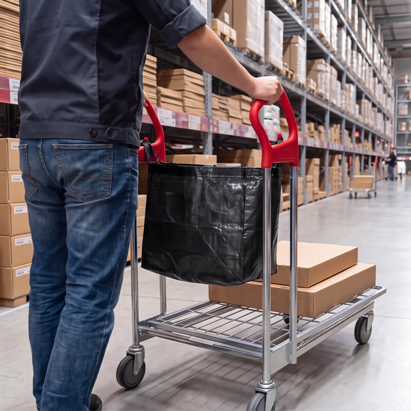 Twin Handle Spring Platform Trolley (PFS002)