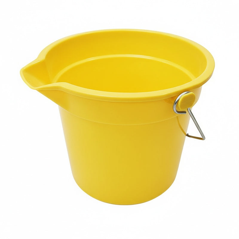 10L Yellow Cleaning Bucket with Metal Handle (RCB001YELLOW)