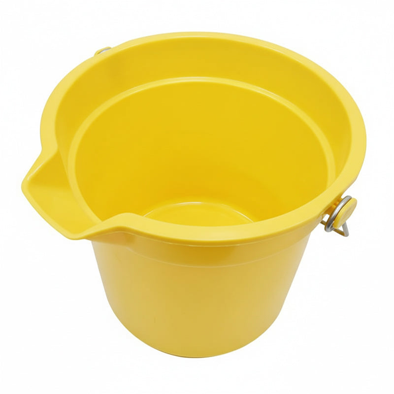 13L Yellow Cleaning Bucket with Metal Handle (RCB002YELLOW)
