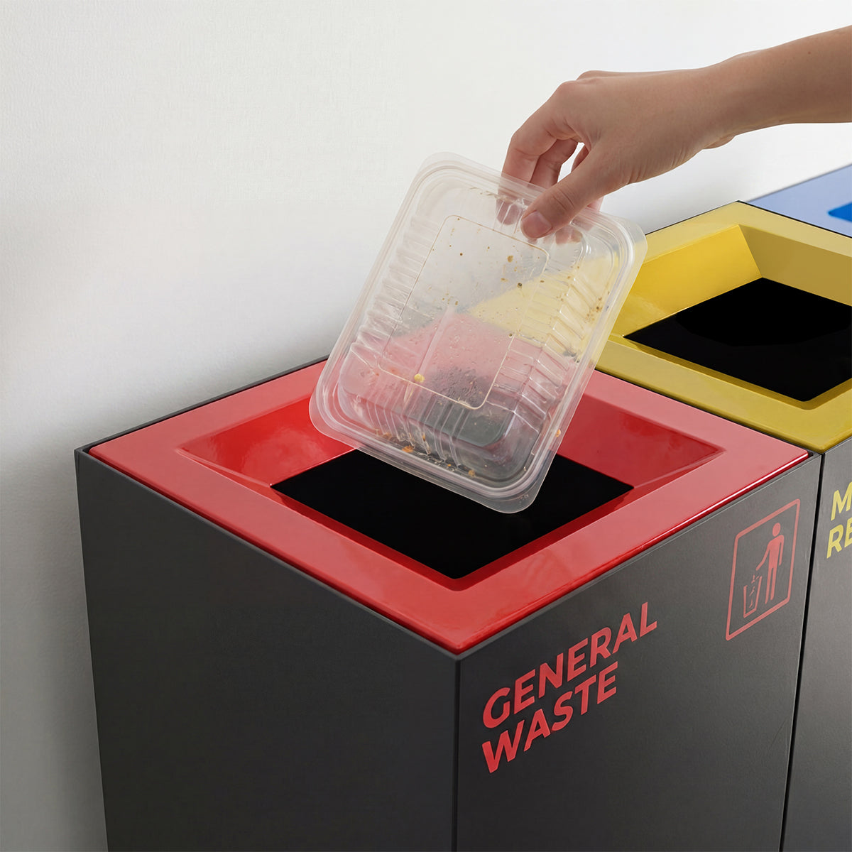 Waste Recycling Station Kit - General Waste, Recycling, Paper & Cardboard Recycling (WRSKT003)