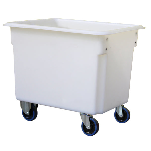 150L Natural Tapered Rotationally Moulded Plastic Tub with Zinc Plated Castors (RTR150NKITC)