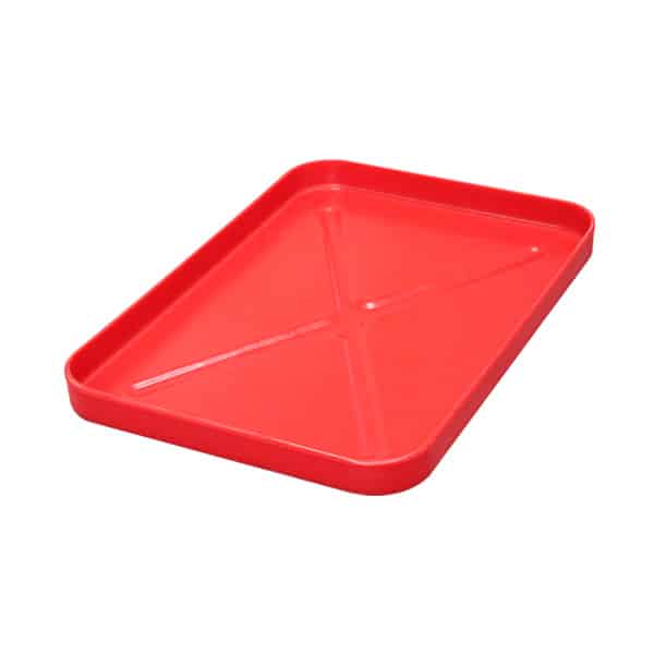 Red Lid to Suit 650L Tapered Rotationally Moulded Plastic Tubs (RTR650RLID)