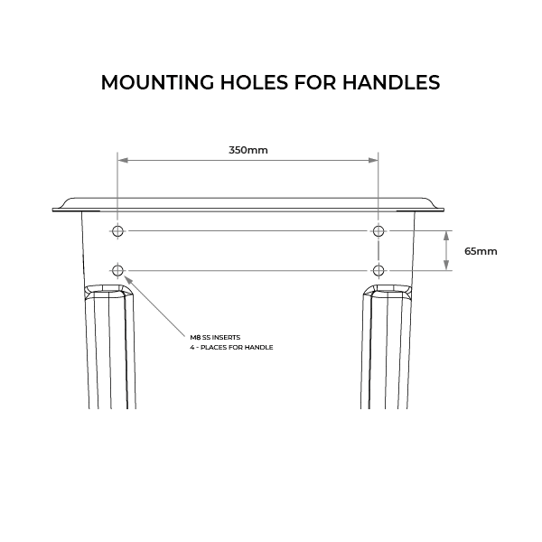 150L Natural Tapered Rotationally Moulded Plastic Tub (RTR150N)