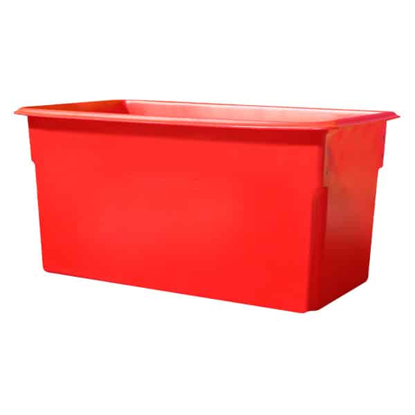 450L Red Tapered Rotationally Moulded Plastic Tub (RTR450R)