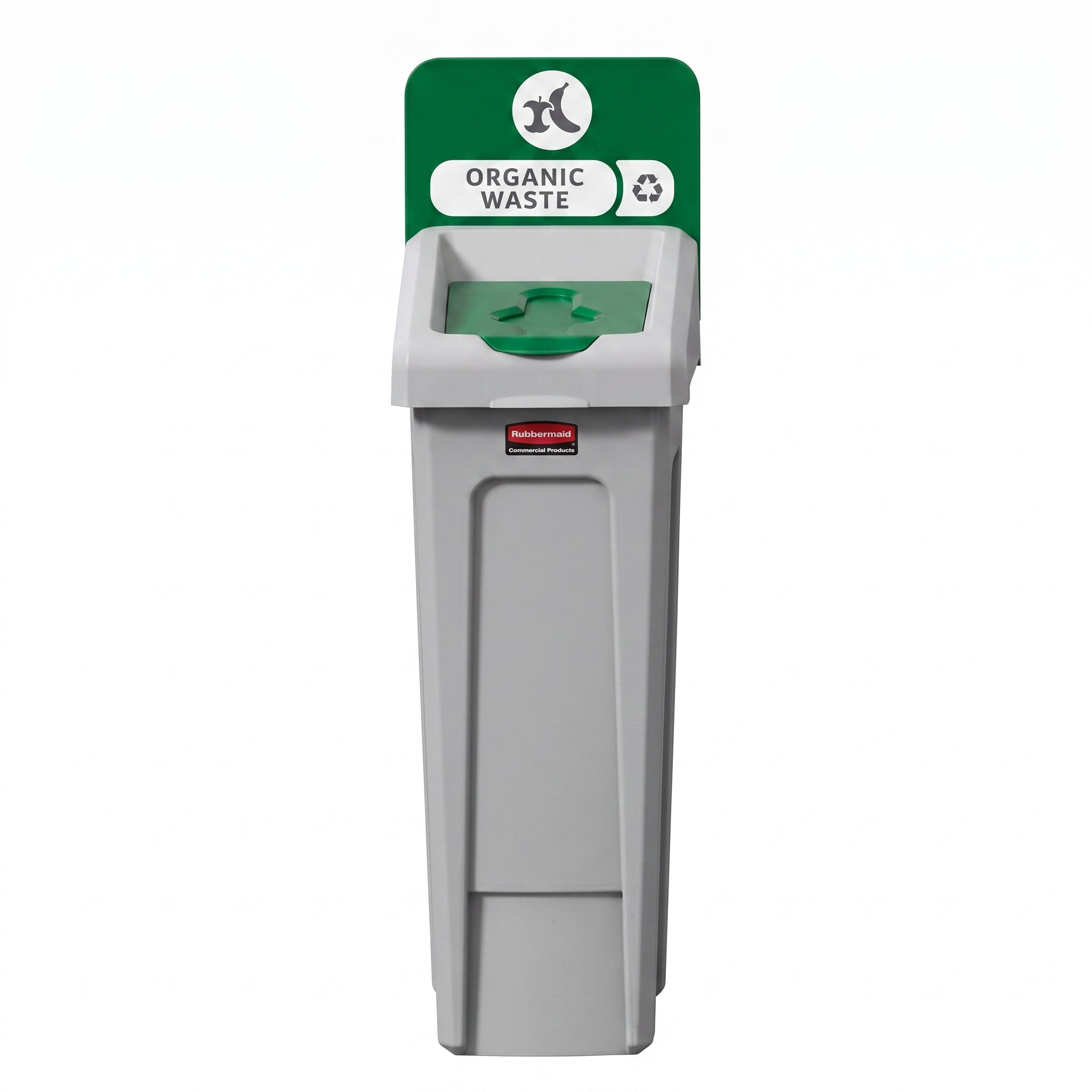 Rubbermaid Slim Jim FOGO Recycling Station Kit