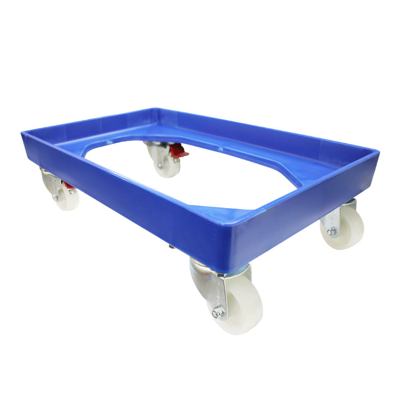 Crate Skate Tub Dollie with 100mm Nylon Castors – Blue (TDR038)