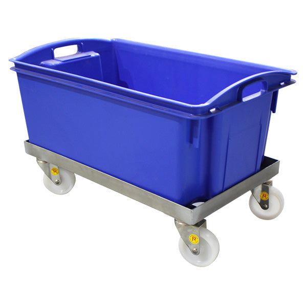Stainless Steel Fish Crate Dollie to Suit 35L & 55L Crates | 200kg (TDR090)