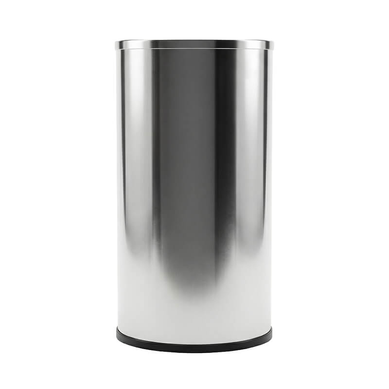 50L Round Polished 304 Stainless Steel Waste Bin (WRS006)