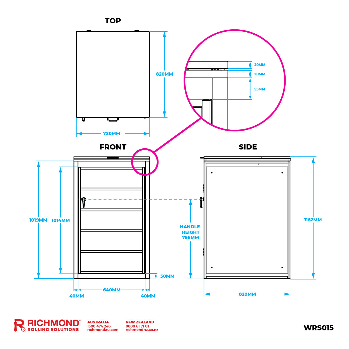 240L Lockable Wheelie Bin Enclosure (WRS015)