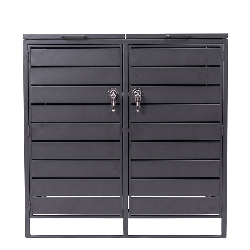 Double 240L Lockable Wheelie Bin Enclosure (WRS016)