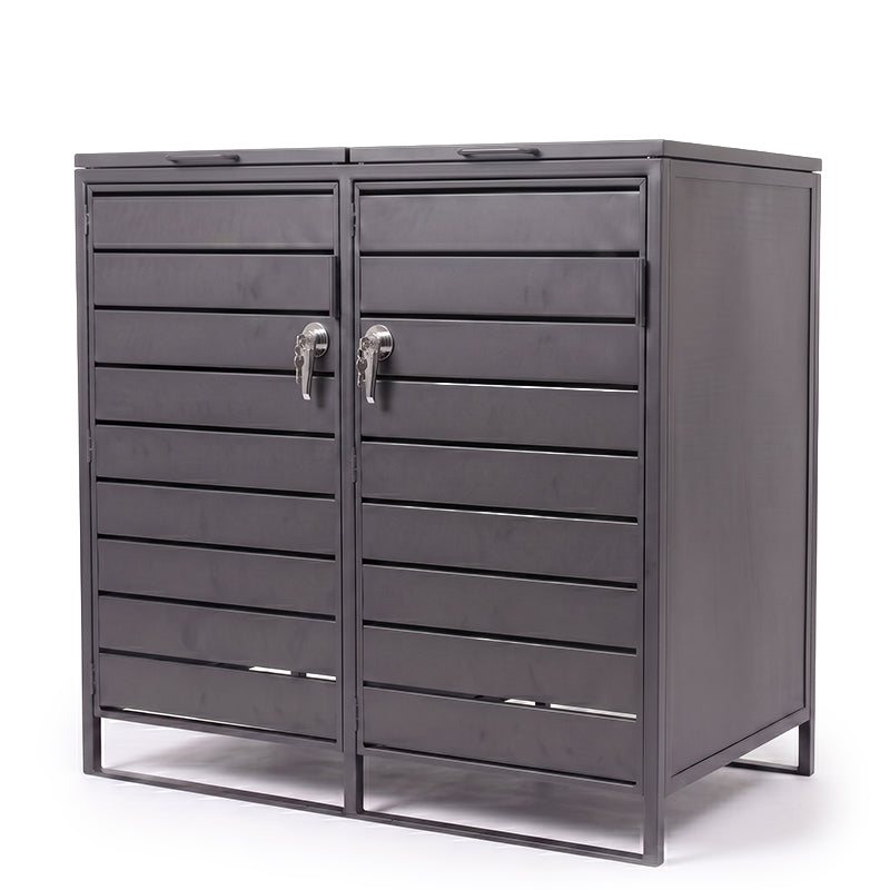 Double 240L Lockable Wheelie Bin Enclosure (WRS016)