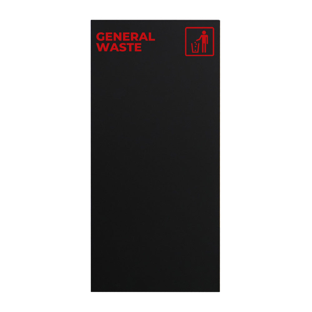 Waste Recycling Station Bin – Red Lid – Landfill/General Waste (WRS001)