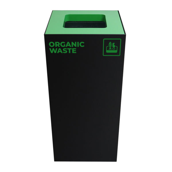 Waste Recycling Station Bin – Green Lid – Organic/Food Waste (WRS003)