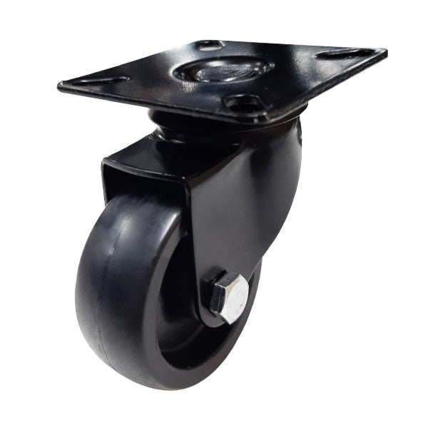 50mm Black Nylon Wheel 30kg Capacity Swivel Castor (S2212) image 0