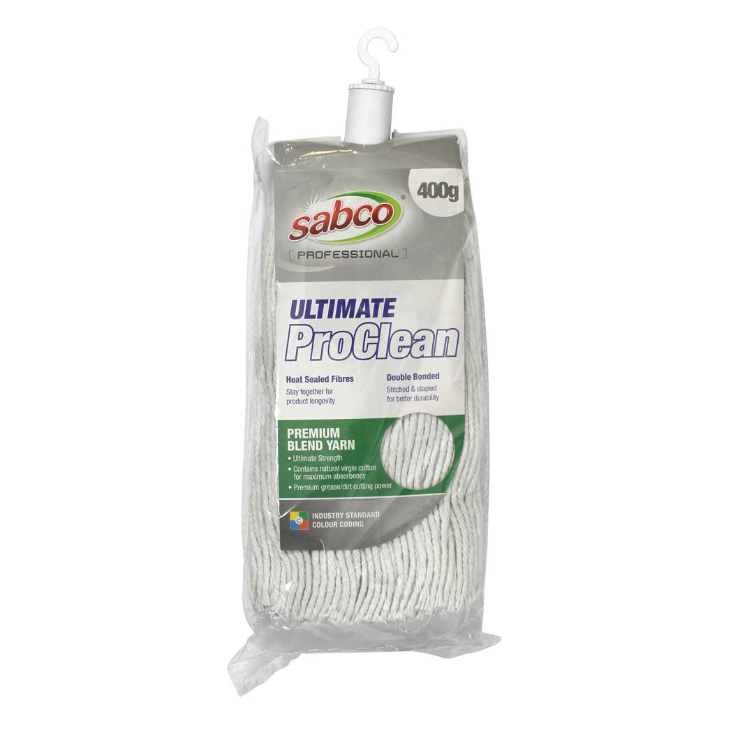 SABCO ULTIMATE PROCLEAN MOP-WHITE (SABC-2139W) image 1