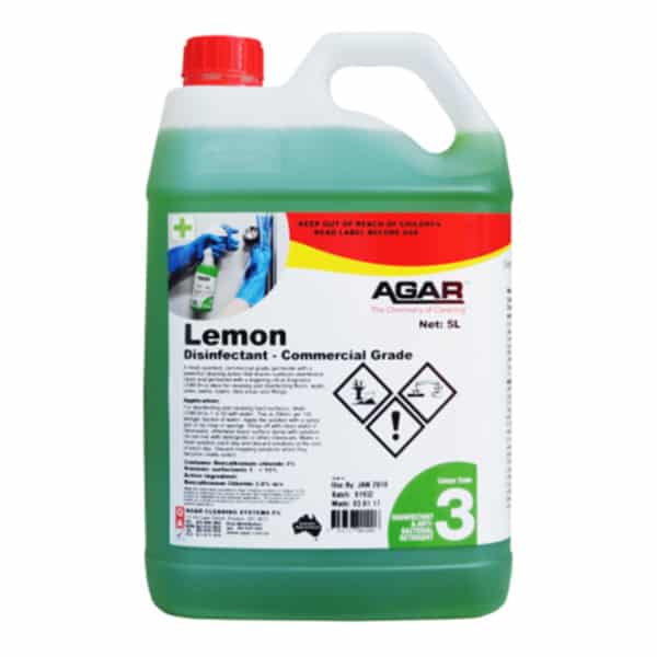 Agar 5L Lemon Disinfectant (AGA015) image 0