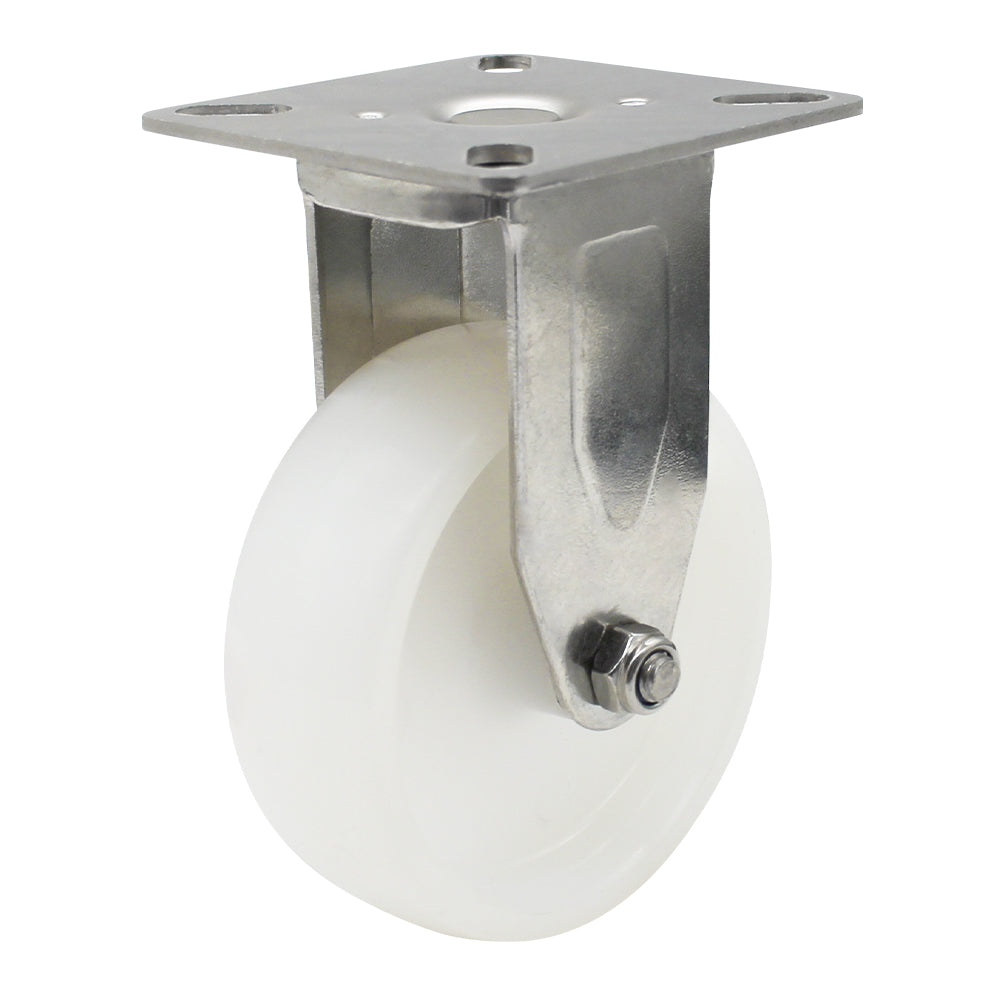 75mm Nylon Wheel 50kg Capacity Stainless Steel Castor (R3729) image 0