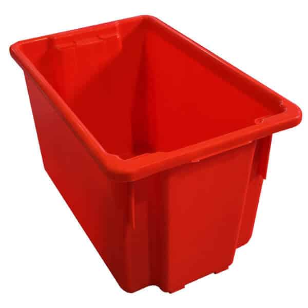 68L Stack &amp; Nest Crate Red (SNR008RWCRED) image 0