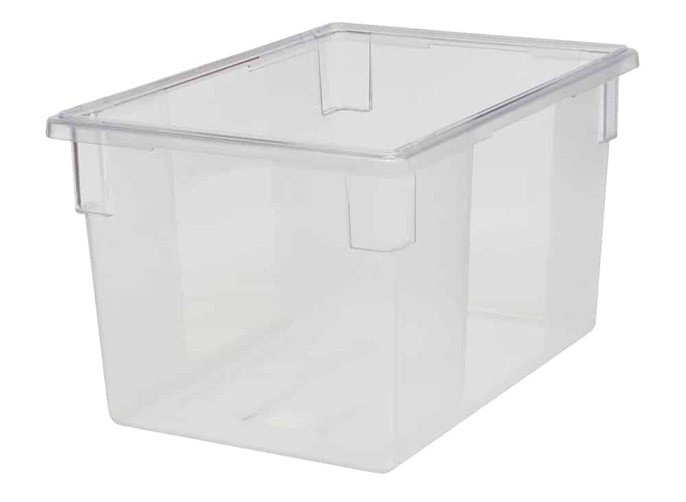 Rubbermaid 81.4 Litre Carb-X Food Tote Box Clear Color | RFG330100 image 0
