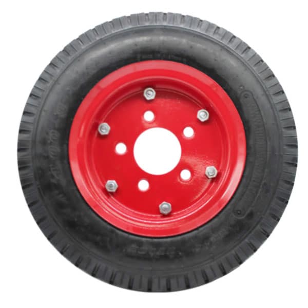 400mm Pneumatic 400X8 Wheel (Highway Tread) | PN1616NOHUB image 2