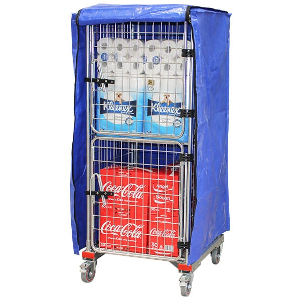 4 Sided Roll Cage with 2 Half Doors + 1 Full Door - Z Base (RCR411) image 13
