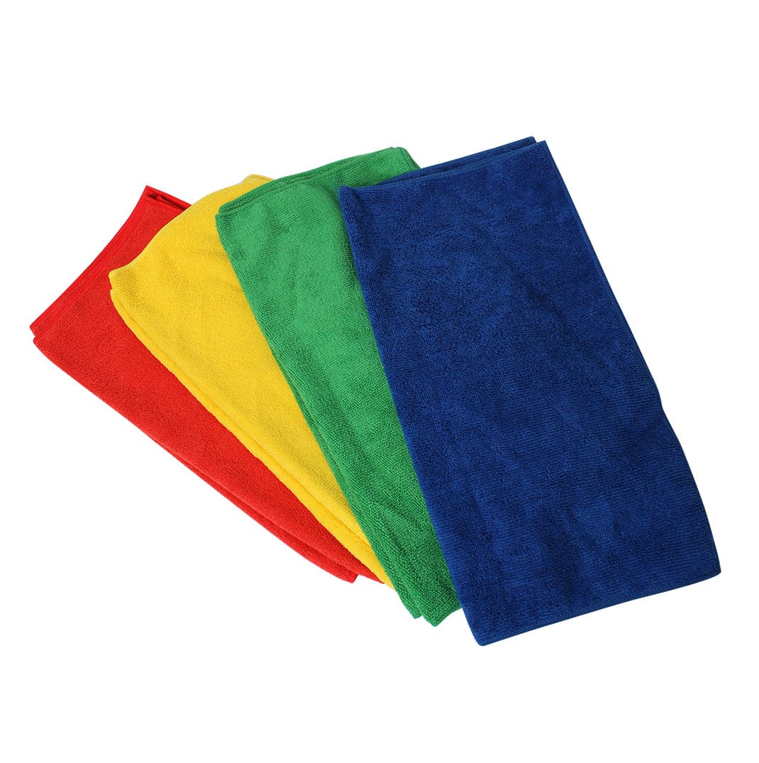 SABCO MIXED COLOURED MICROFIBRE CLOTHS-36CM X 280GSM 8PK (SABC-3908) image 1
