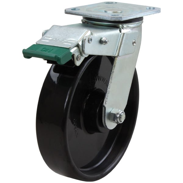 Richmond Castor Swivel with 200mm Nylon Wheel and Directional Lock (S8843D) image 0