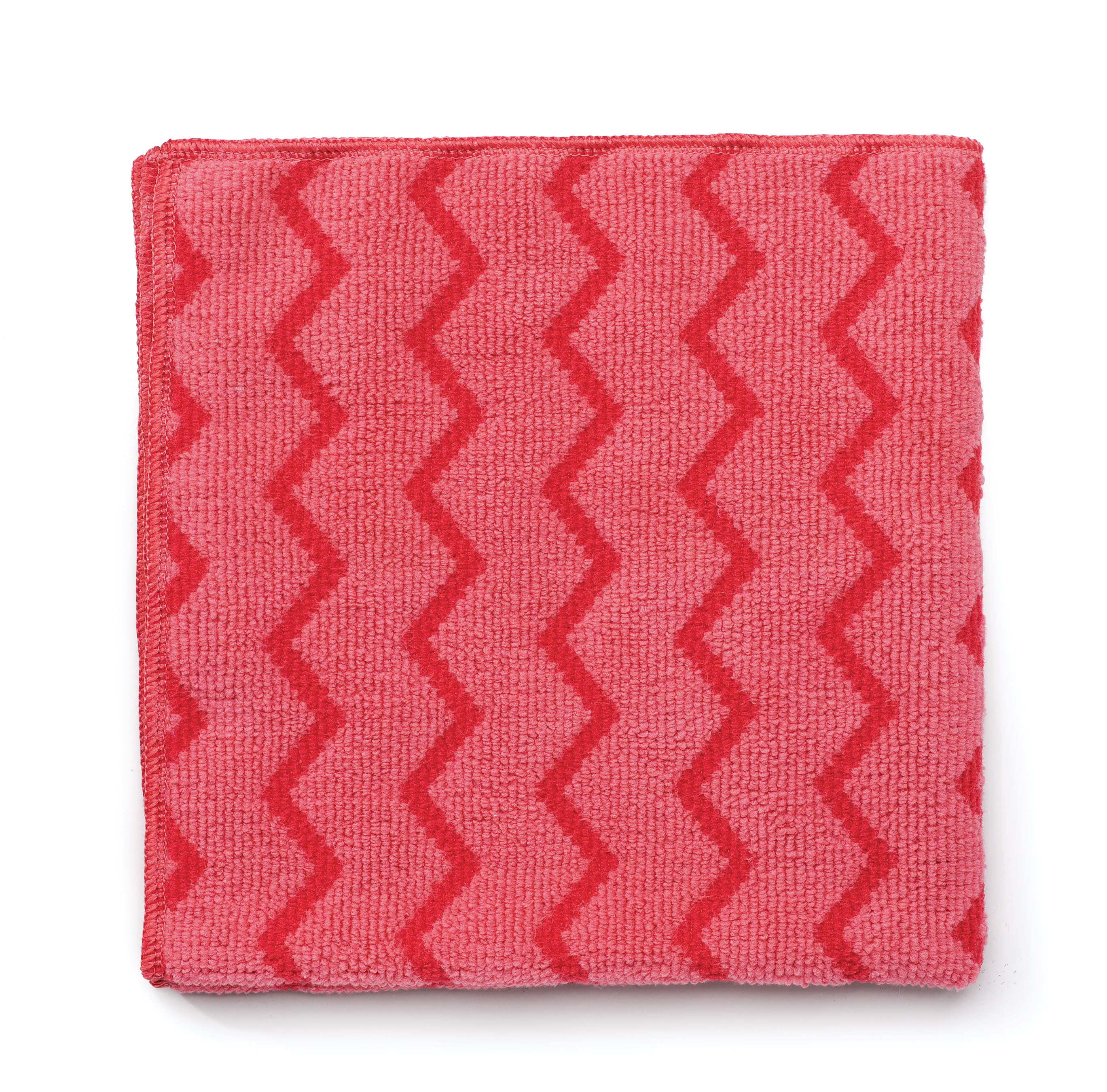 Rubbermaid HYGEN 16" x 16" Microfiber Cloth, Red | FGQ62000RD00