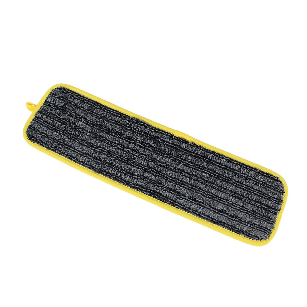 SABCO ULTRACLEAN MICROFIBRE ANTIBACTERIAL FLAT MOP PAD 10PK-YELLOW (SABC-1267Y) image 0